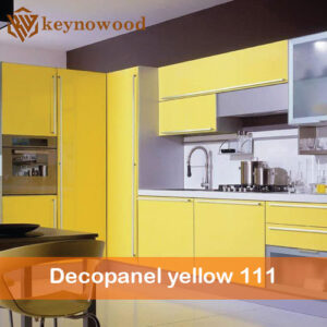 ام دی اف هایگلاس دکوپنل زرد yellow کد 111