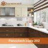 ورق MDF هایگلاس پانوتک طرح چوب ساج کد 202