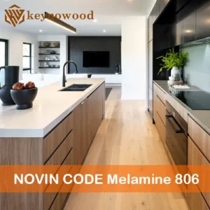 ورق MDF برند نوین کد 806 با روکش ملامینه قهوه ای