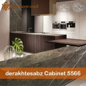 صفحه کابینت مرمریت مشکی براق برند درخت سبز کد C 5566