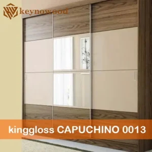 ورق ام دی اف پلی گلاس کینگ گلاس طرح capuchino کد 0013