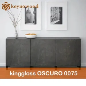 ورق ام دی اف پلی گلاس کینگ گلاس طرح OSCURO کد 0075
